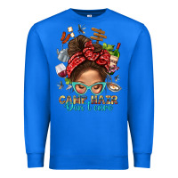 True Royal Camp Hair Dont Care Messy Bun Bbs Premium Sweatshirt - BundleAndBundleShop