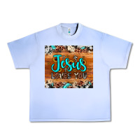 Grape Ice jesus loves you Urban Heavy Tee - JahusDesignShop