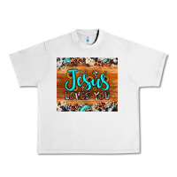 Lunar Rock jesus loves you Urban Heavy Tee - JahusDesignShop