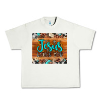 Pistachio jesus loves you Urban Heavy Tee - JahusDesignShop