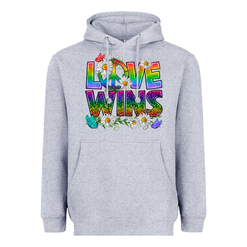 Pride Lgbtq+ Love Wins Heavyweight Hoodie by BundleAndBundleShop | Teevron