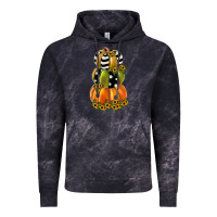 Cloud Black pumpkin polka dot, sunflower Vintage Hoodie - JahusDesignShop