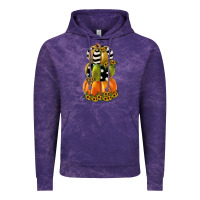 Cloud Purple pumpkin polka dot, sunflower Vintage Hoodie - JahusDesignShop