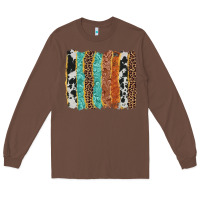 Chestnut western brushstroke Long Sleeve Tee - AdoDesignShop