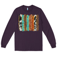 Plum western brushstroke Long Sleeve Tee - AdoDesignShop