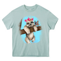 Arona baby sloth Heavy Core Tee - RanaPortraitStore