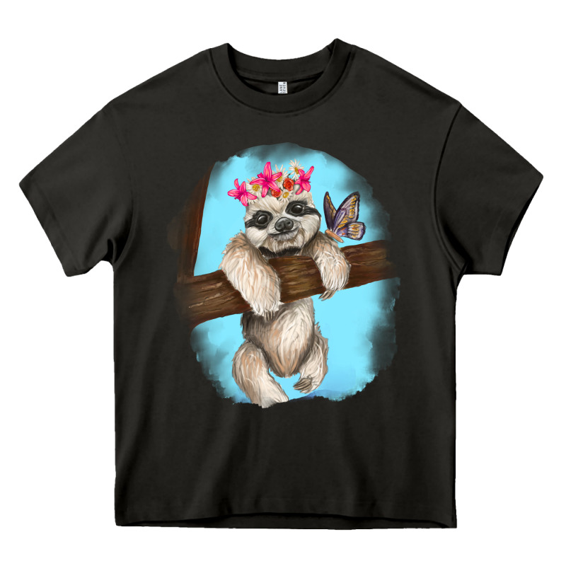 Baby Sloth Heavy Core Tee by RanaPortraitStore | Teevron