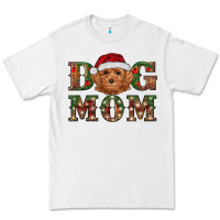 White Christmas Toy Poodle Dog Mom Premium Tee - RanaPortraitStore