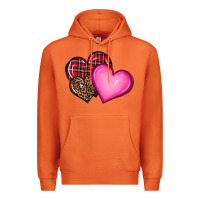 Carrot valentine's day hearts Premium Hoodie - RanaPortraitStore
