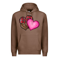 Chestnut valentine's day hearts Premium Hoodie - RanaPortraitStore