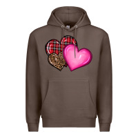 Coffee valentine's day hearts Premium Hoodie - RanaPortraitStore