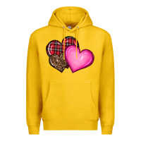 Lemon valentine's day hearts Premium Hoodie - RanaPortraitStore
