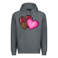 Rock valentine's day hearts Premium Hoodie - RanaPortraitStore