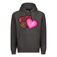 Smoke valentine's day hearts Premium Hoodie - RanaPortraitStore