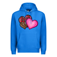True Royal valentine's day hearts Premium Hoodie - RanaPortraitStore