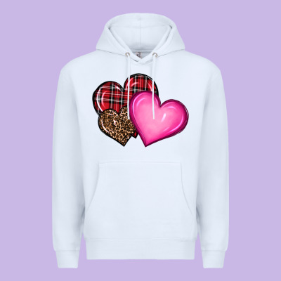 Valentine's Day Hearts Premium Hoodie Designed By Ranaportraitstore