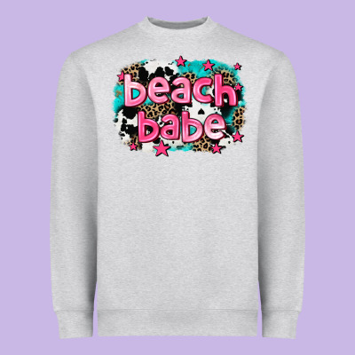Beach Babe Heavyweight Sweatshirt Designed By Adodesignshop