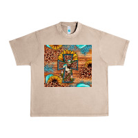 French Oak leopard cross sunflower Urban Heavy Tee - JahusDesignShop