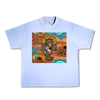 Grape Ice leopard cross sunflower Urban Heavy Tee - JahusDesignShop