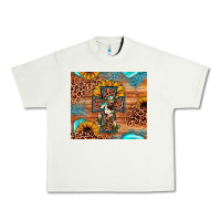 Pistachio leopard cross sunflower Urban Heavy Tee - JahusDesignShop