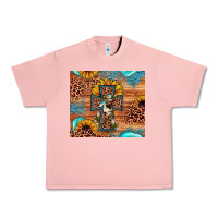Salmon leopard cross sunflower Urban Heavy Tee - JahusDesignShop