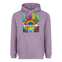 Lavender Western Proud Mom Heavyweight Hoodie - BundleAndBundleShop