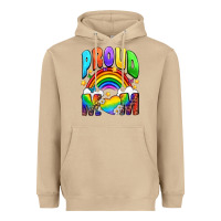 Mushroom Western Proud Mom Heavyweight Hoodie - BundleAndBundleShop