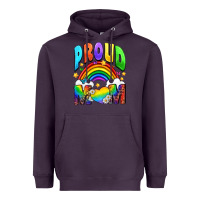 Plum Western Proud Mom Heavyweight Hoodie - BundleAndBundleShop