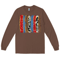 Chestnut western brushstroke Long Sleeve Tee - AdoDesignShop