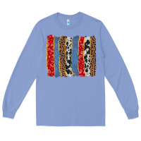 Colony Blue western brushstroke Long Sleeve Tee - AdoDesignShop