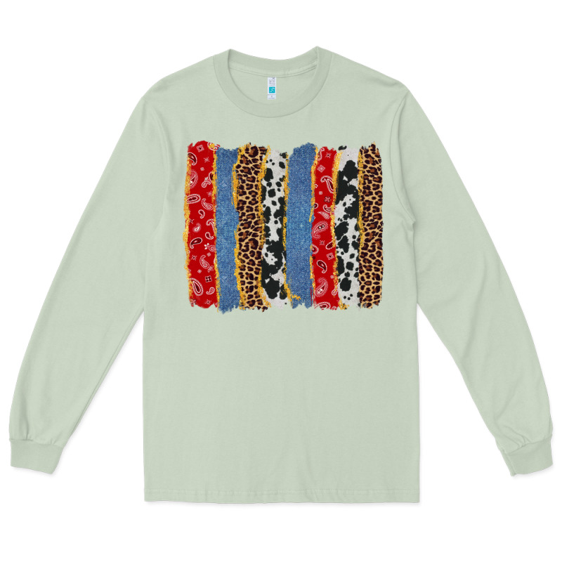 Western Brushstroke Long Sleeve Tee by AdoDesignShop | Teevron