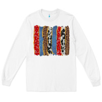 White western brushstroke Long Sleeve Tee - AdoDesignShop