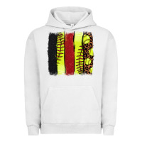 Pigment Lunar Rock Softball brushstroke Urban Hoodie - HowdyJamesFarm