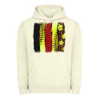 Pigment Pistachio Softball brushstroke Urban Hoodie - HowdyJamesFarm