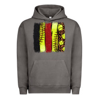 Pigment Tornado Softball brushstroke Urban Hoodie - HowdyJamesFarm