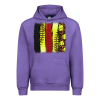 Tulip Softball brushstroke Urban Hoodie - HowdyJamesFarm