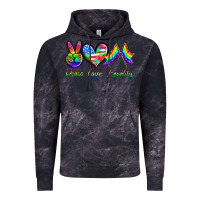 Cloud Black peace love equality Vintage Hoodie - HRA Design Shop