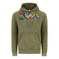 Vintage Olive peace love equality Vintage Hoodie - HRA Design Shop