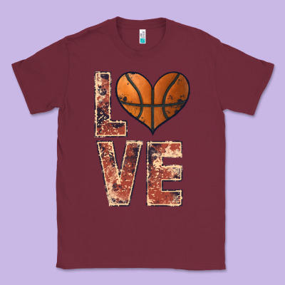 Basketball Love Classic Tee Designed By Jahusdesignshop