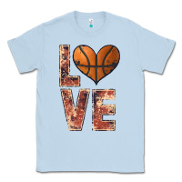 Dusty Blue basketball love Classic Tee - JahusDesignShop