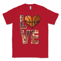 Red basketball love Classic Tee - JahusDesignShop