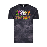 Cloud Black spooky season Vintage Tee - AdoDesignShop