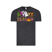 Vintage Black spooky season Vintage Tee - AdoDesignShop