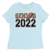 Baby Blue senior football Ladies Tee - AdoDesignShop