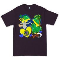 Plum brazil hearts Premium Tee - texasbilliewilder