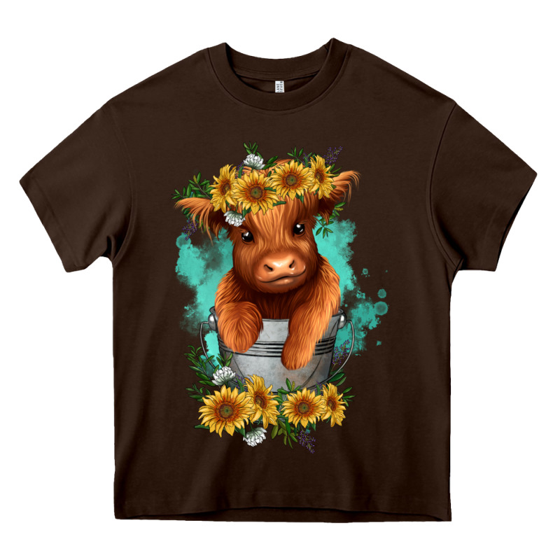 Baby Cow In A Bucket Heavy Core Tee by RanaPortraitStore | Teevron