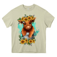 Mossy baby cow in a bucket Heavy Core Tee - RanaPortraitStore