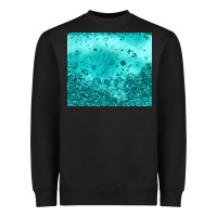 Black turquoise glitter Heavyweight Sweatshirt - JahusDesignShop