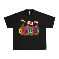 Black equality pride flags Urban Heavy Tee - AdoDesignShop