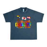 Midnight Navy equality pride flags Urban Heavy Tee - AdoDesignShop